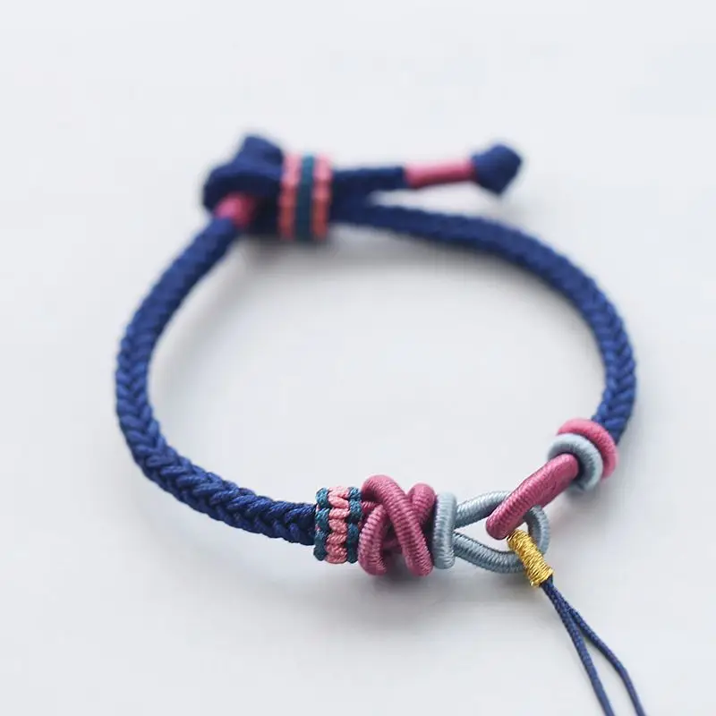 Pink Braided Transfer Beads Bracelet for Kids - Image 7