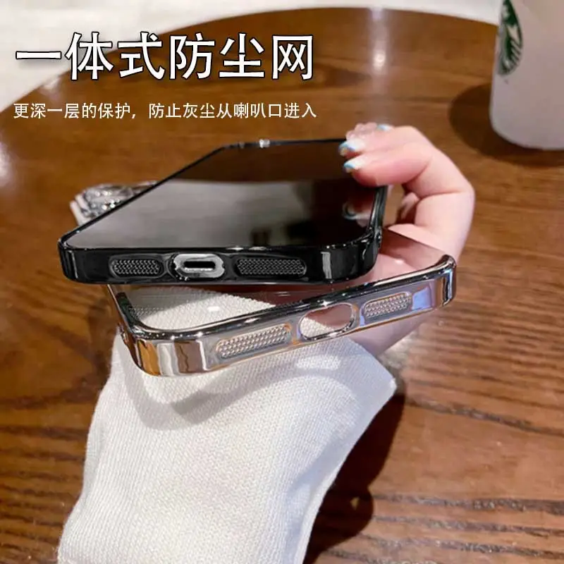 Transparent Electroplated iPhone 16 Case Full Coverage 15 - Image 13