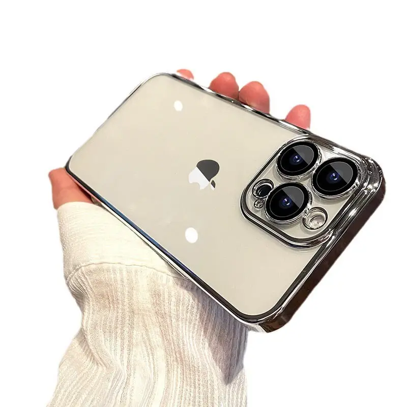 Transparent Electroplated iPhone 16 Case Full Coverage 15 - Image 14