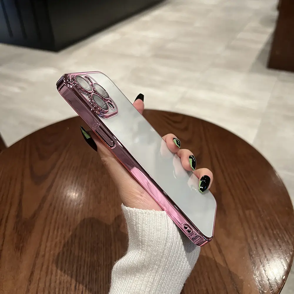 Transparent Electroplated iPhone 16 Case Full Coverage 15 - Image 6