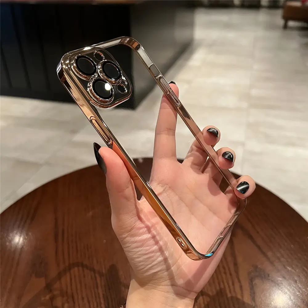 Transparent Electroplated iPhone 16 Case Full Coverage 15 - Image 7
