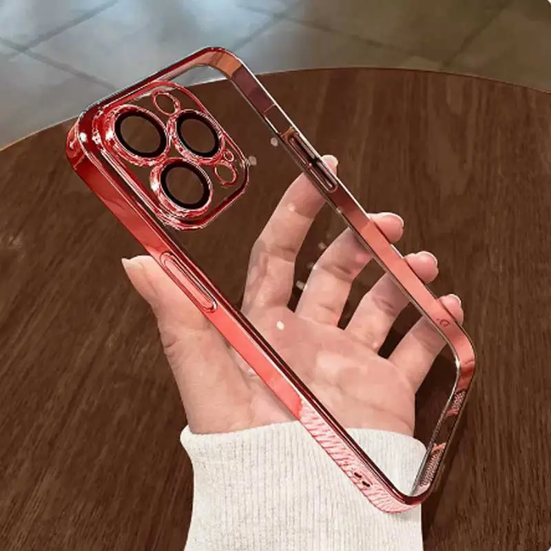 Transparent Electroplated iPhone 16 Case Full Coverage 15 - Image 8