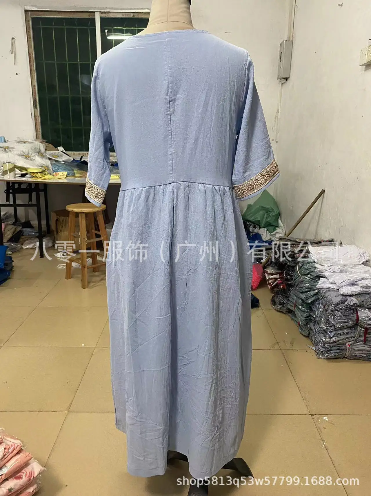 Light Pink V-Neck Lace Dress for Women Spring Summer — feature 3