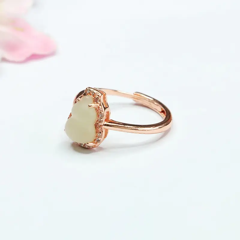 Guan Yu Jade Ring Clear Water Gourd Clear