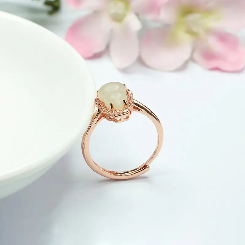 Guan Yu Jade Ring Clear Water Gourd Clear — feature 9