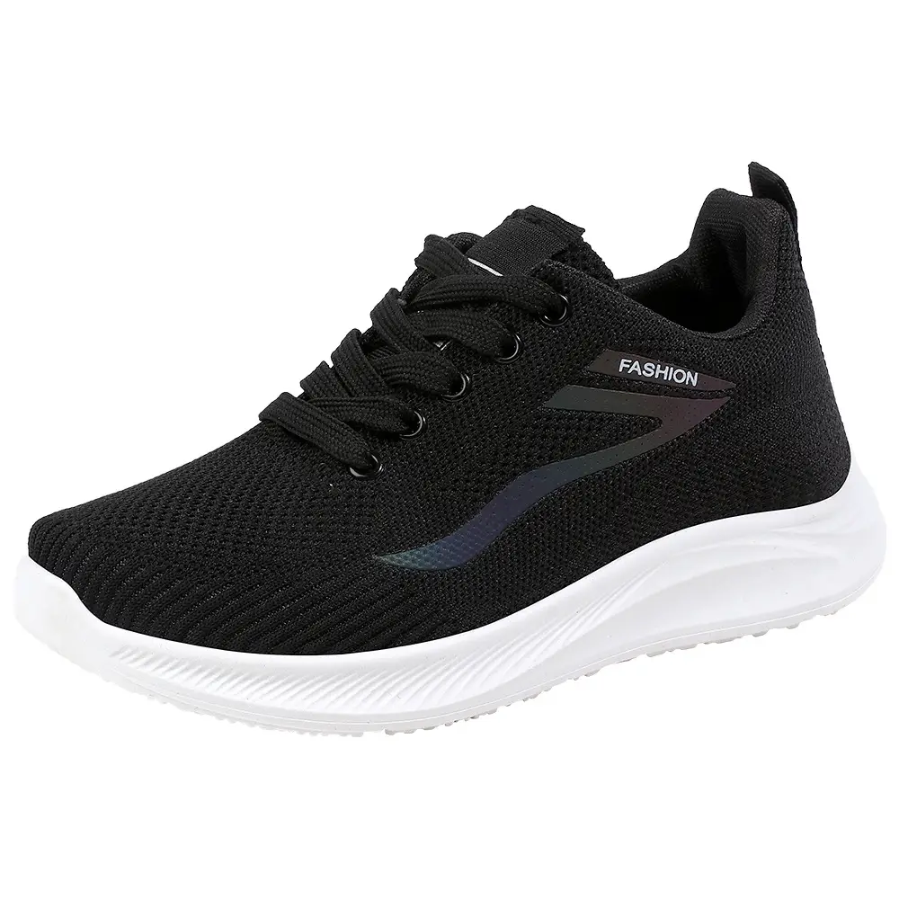 Spring and Autumn new women's shoes flying woven sneaker foreign trade cross-border lightweight student casual running travel shoes one-piece delivery - Image 6