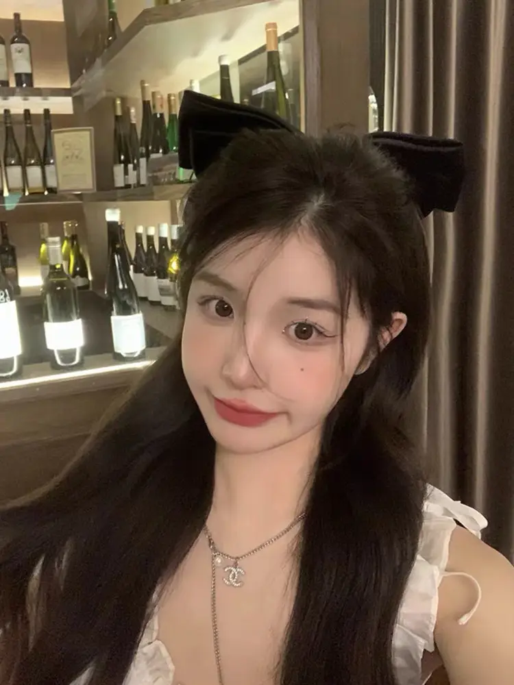 French Retro Black Bow Hairpin for Women — feature 3