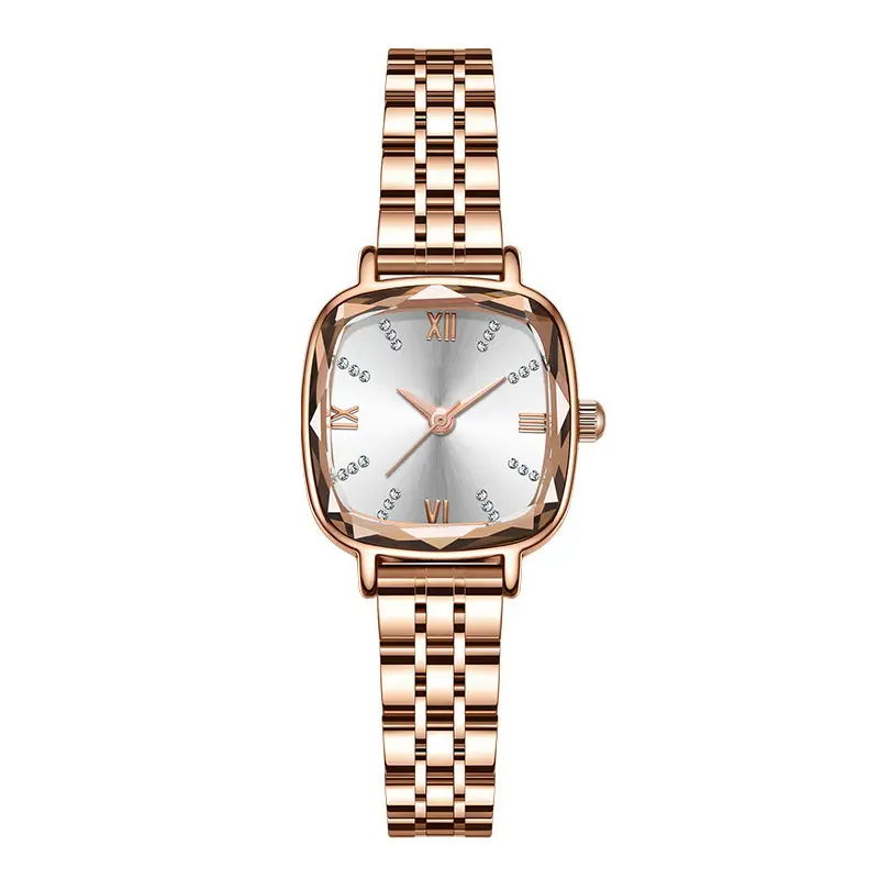 Ladies Quartz Watch Set with Bracelet Ring Earrings Necklace