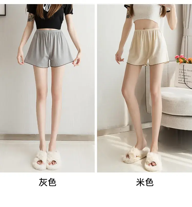 Women Ice Silk Anti-Exposure Shorts 100kg — feature 14