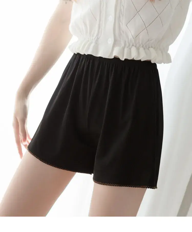 Women Ice Silk Anti-Exposure Shorts 100kg — feature 23