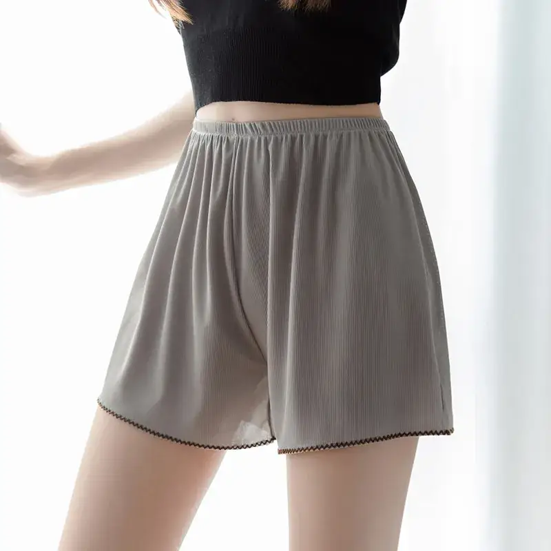 Women Ice Silk Anti-Exposure Shorts 100kg - Image 3