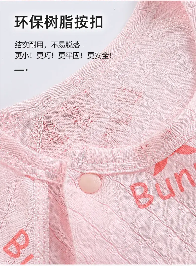 Baby Cotton Jumpsuit White Floral Summer Pajamas — feature 7