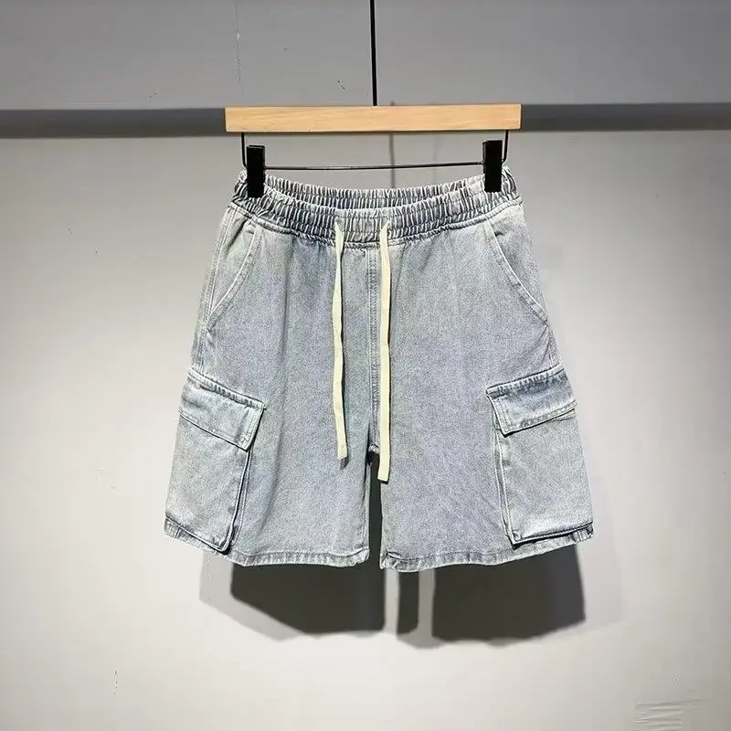 Japanese Style Denim Shorts for Men 2023 Summer - Image 18