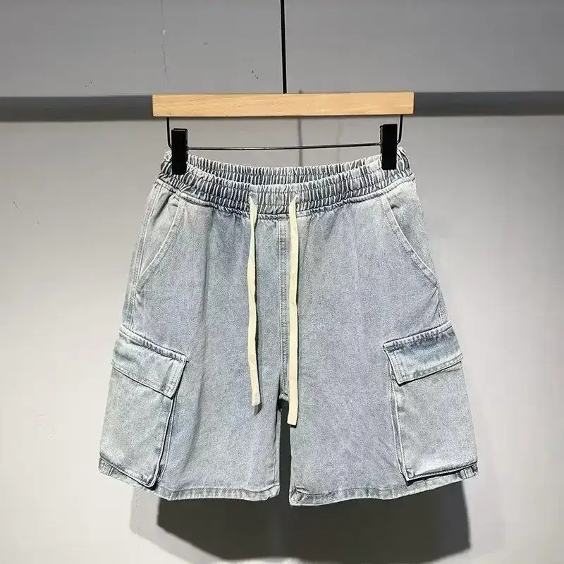 Japanese Style Denim Shorts for Men 2023 Summer - Image 2