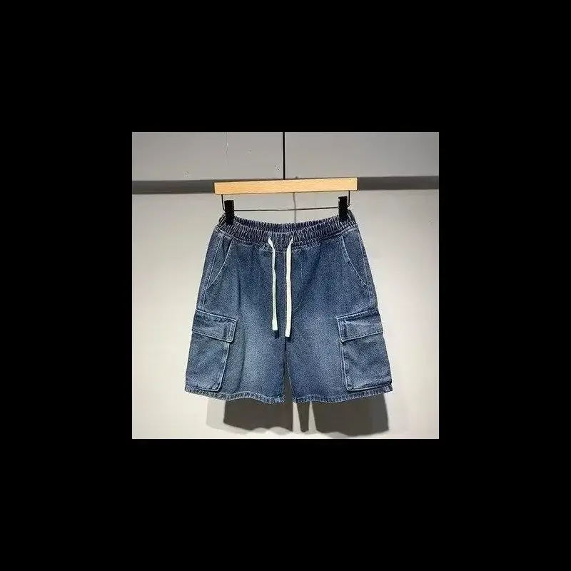 Japanese Style Denim Shorts for Men 2023 Summer - Image 9
