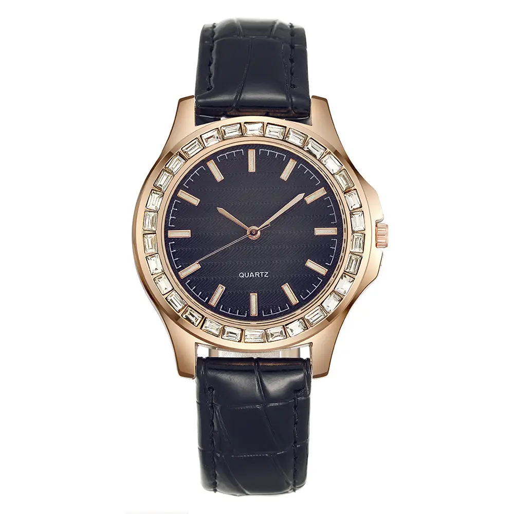 Elegant Quartz Watch Set for Women with Diamond Bracelet - Image 10