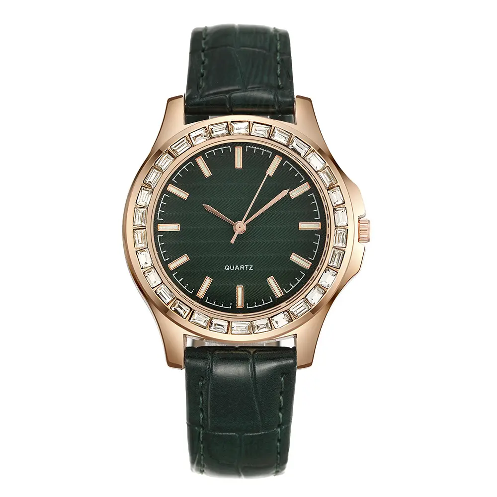 Elegant Quartz Watch Set for Women with Diamond Bracelet - Image 7