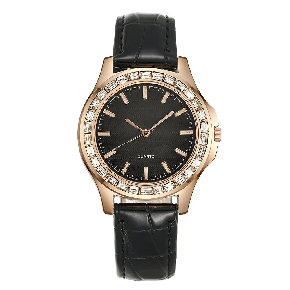 Elegant Quartz Watch Set for Women with Diamond Bracelet - Image 8