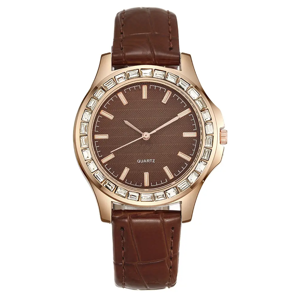 Elegant Quartz Watch Set for Women with Diamond Bracelet - Image 9