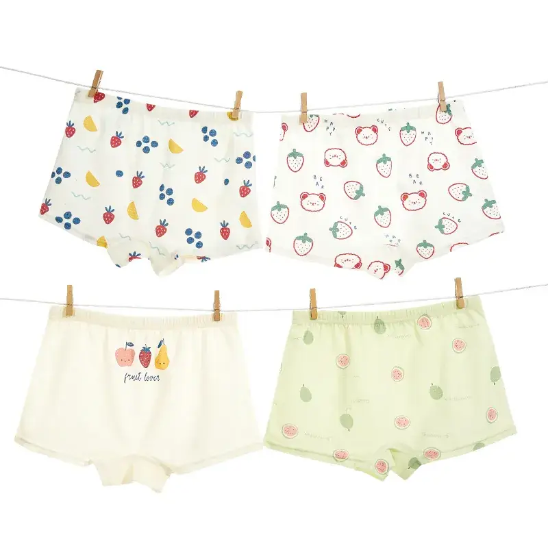 Girls' Modal Underwear Set 4 Pcs Summer No Ppp - Image 14