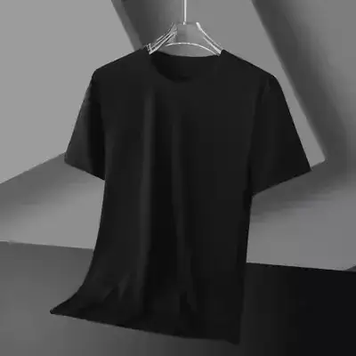 Men's Summer Breathable Solid White T-Shirt — feature 6