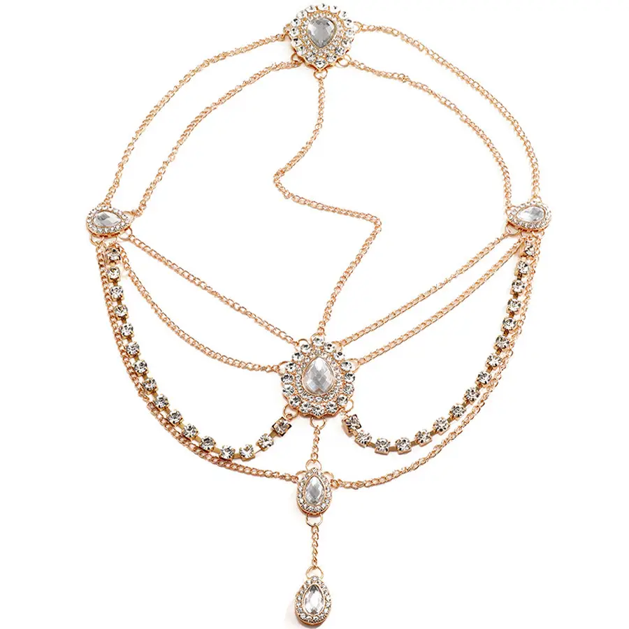 Golden Multi Layered Hair Accessories Set - Image 33