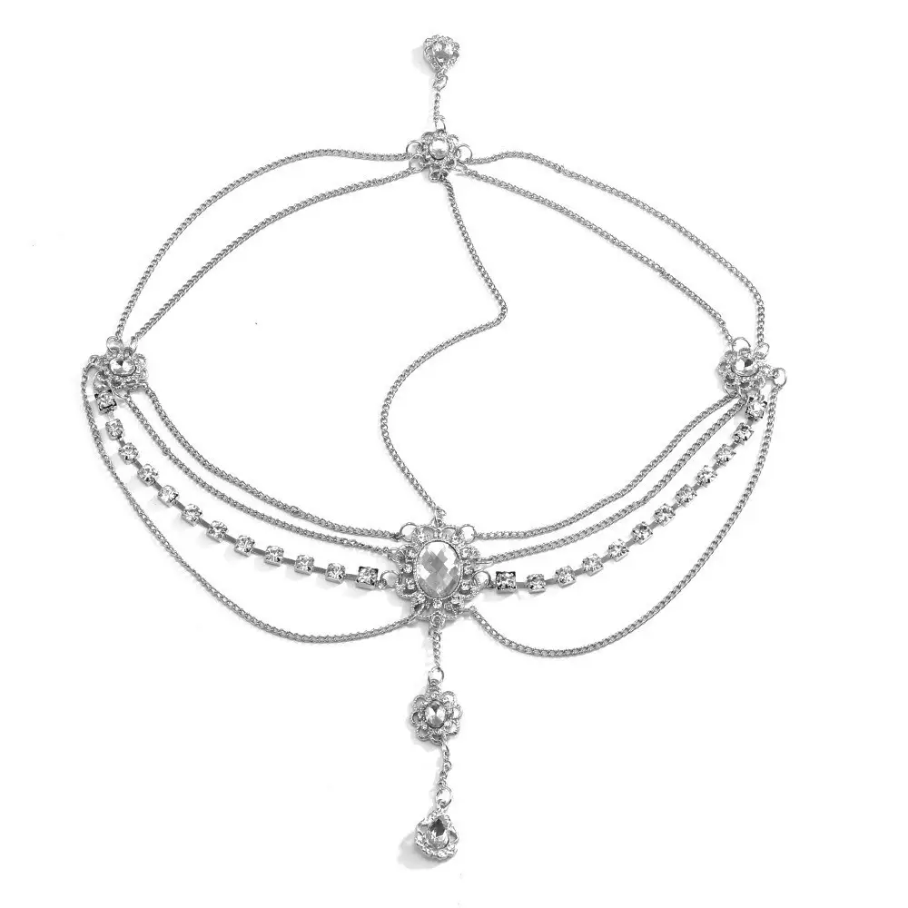 Golden Multi Layered Hair Accessories Set - Image 2