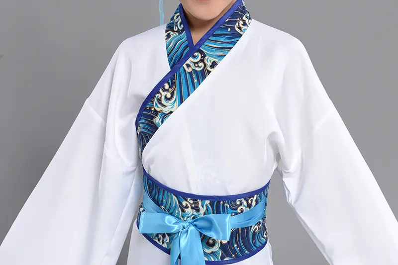 Children Hanfu Costume Red White Primary School Guoxue — feature 21