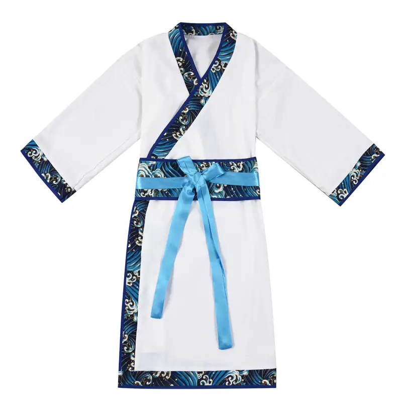 Children Hanfu Costume Red White Primary School Guoxue — feature 8