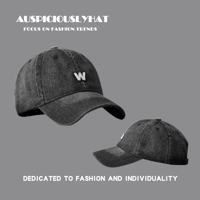 Blue Denim Cowboy Cap for Men Women Spring Summer Autumn Street Fashion — feature 6