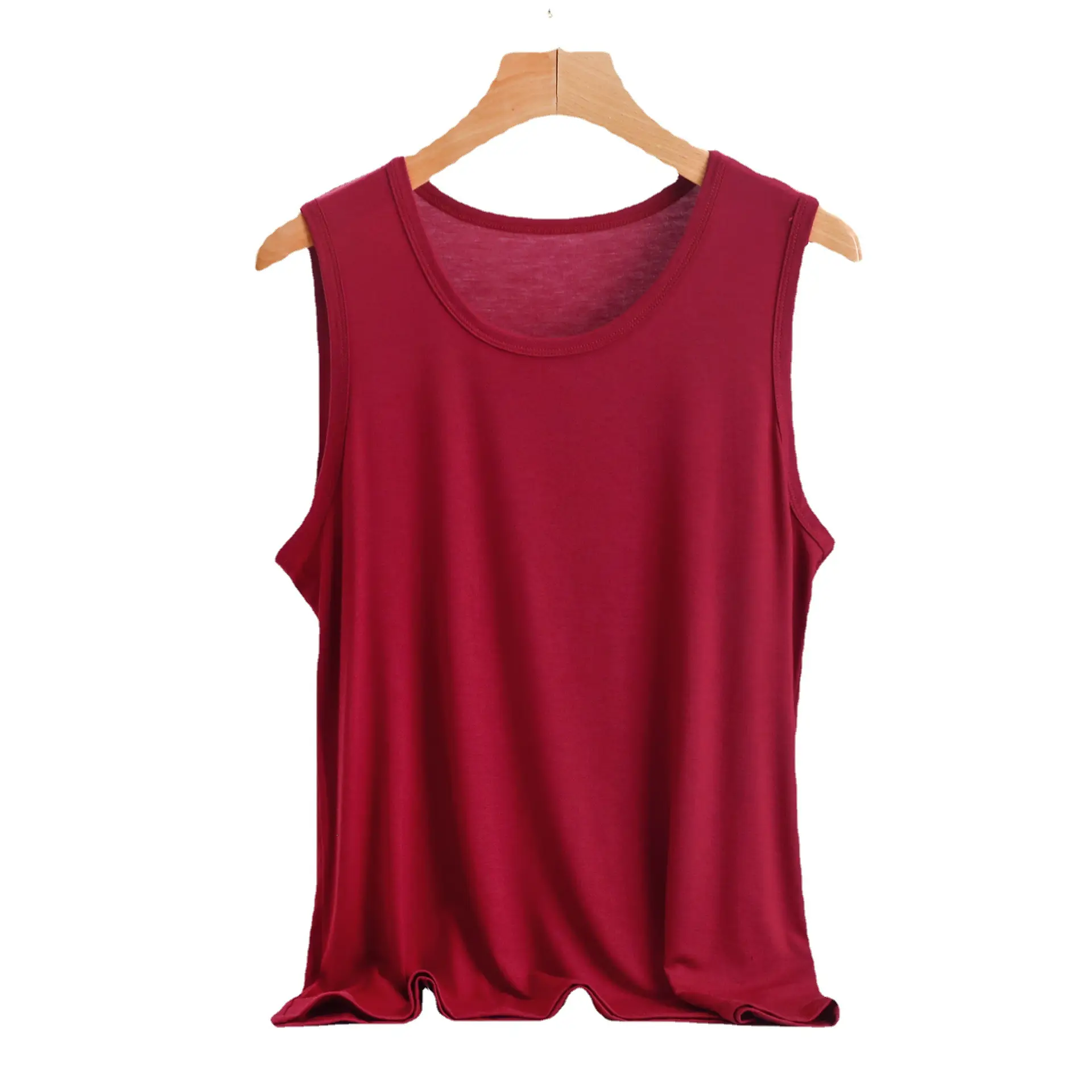 Summer Men's Blue Bit Cotton Sleeveless Vest Large - Image 13