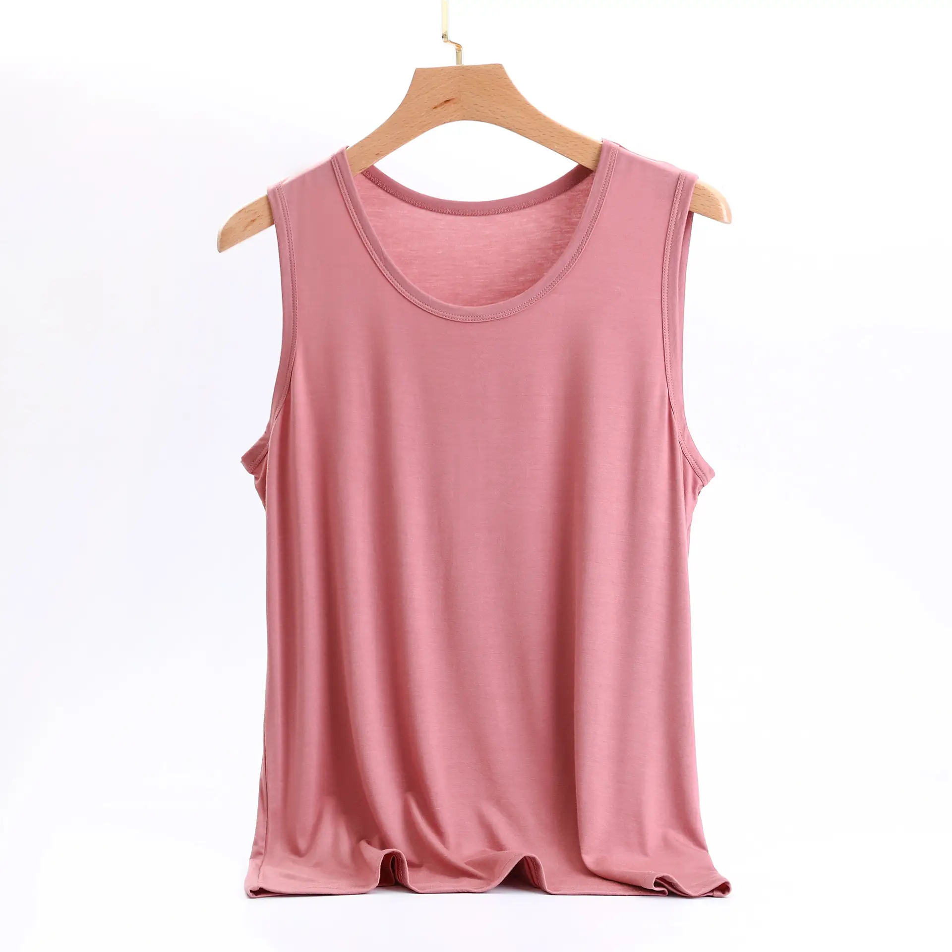 Summer Men's Blue Bit Cotton Sleeveless Vest Large - Image 10