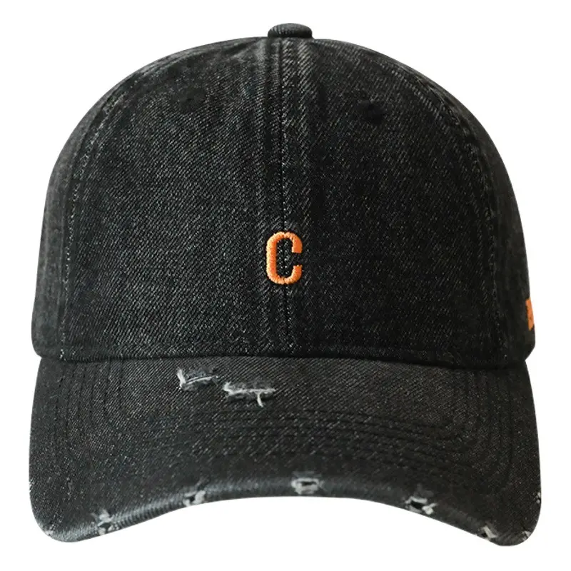 Uncle Stubbies Denim Peaked Cap Blue Vintage Wash