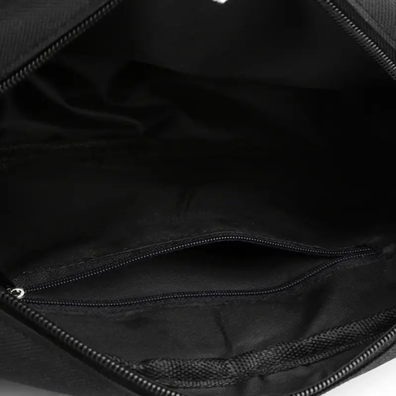 Men's Black Messenger Bag Large Capacity Japanese Casual Style - Image 7