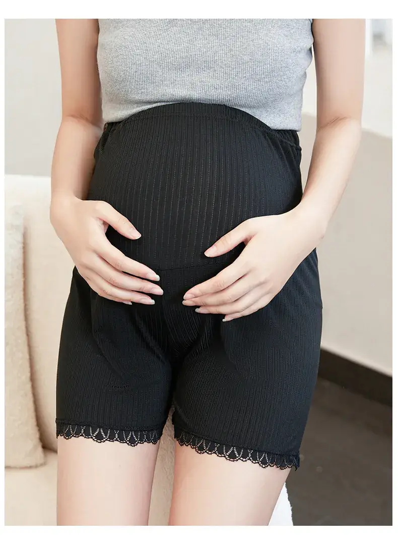 Maternity White Lace Shorts for Pregnant Women — feature 30