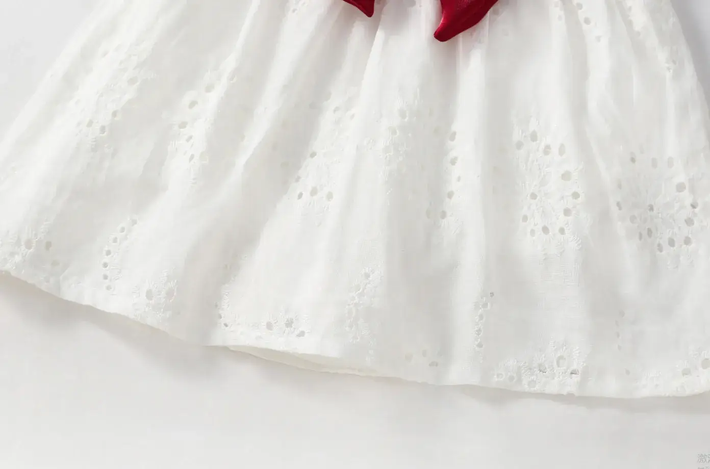 Baby's Peach Sunflower Dress with Bow & Hat Set — feature 6