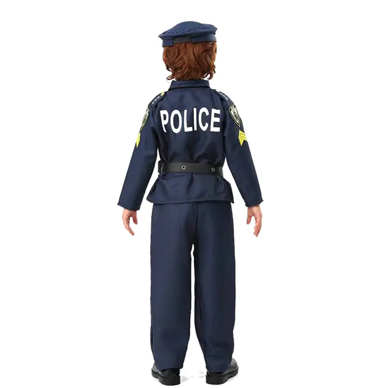 Kids Police Uniform Halloween Costume for Boys — feature 1