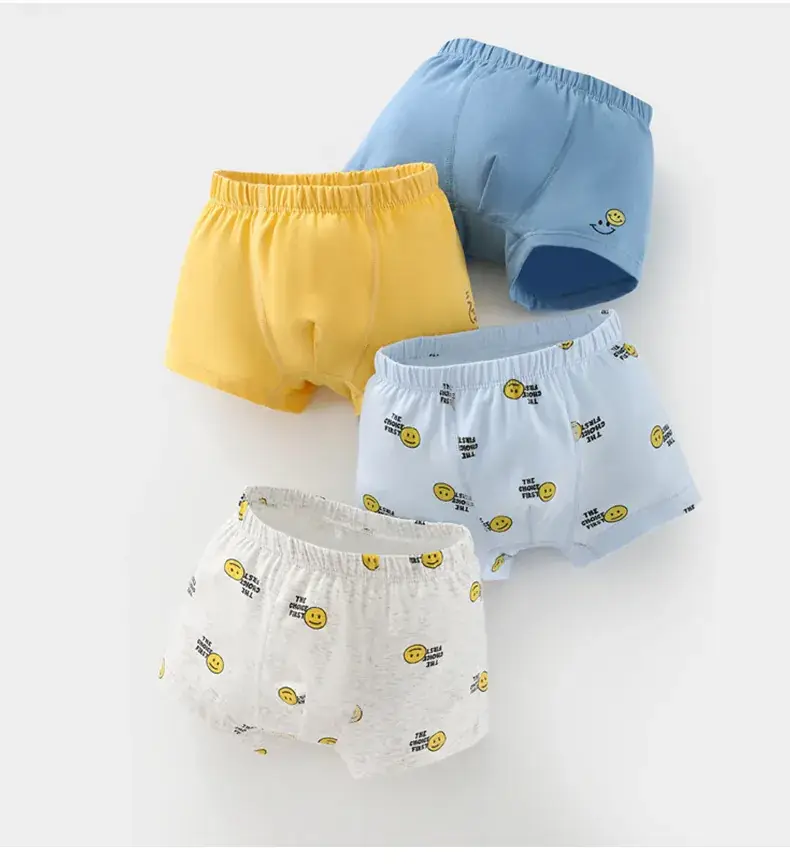New Kids Cotton Boxer Underwear Blue & White Pack — feature 14