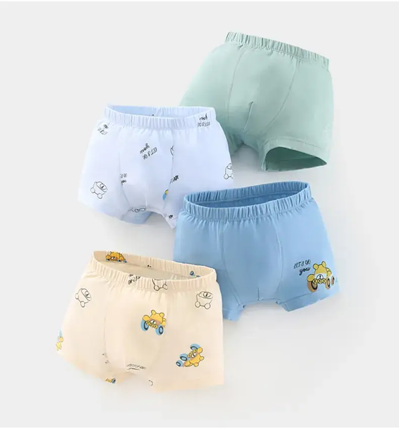 New Kids Cotton Boxer Underwear Blue & White Pack — feature 15