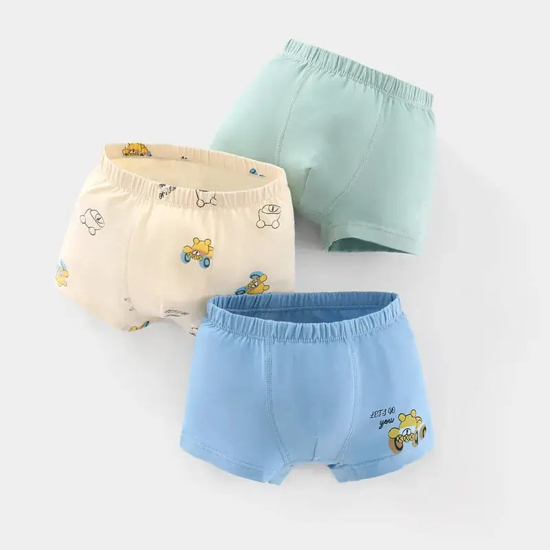 New Kids Cotton Boxer Underwear Blue & White Pack - Image 8