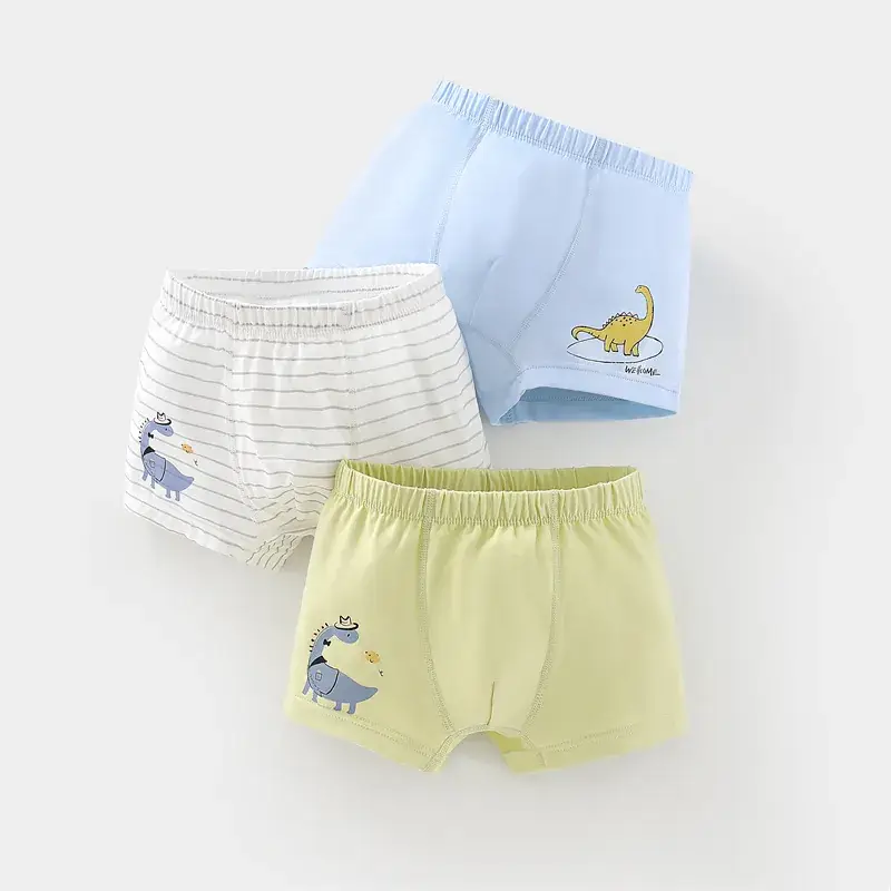 New Kids Cotton Boxer Underwear Blue & White Pack - Image 9