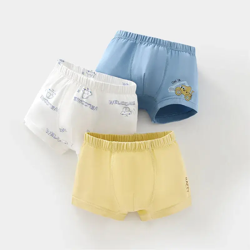 New Kids Cotton Boxer Underwear Blue & White Pack - Image 10