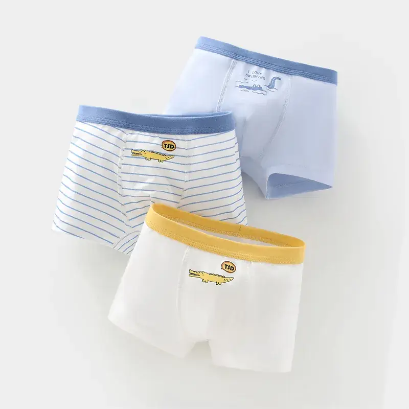 New Kids Cotton Boxer Underwear Blue & White Pack - Image 11