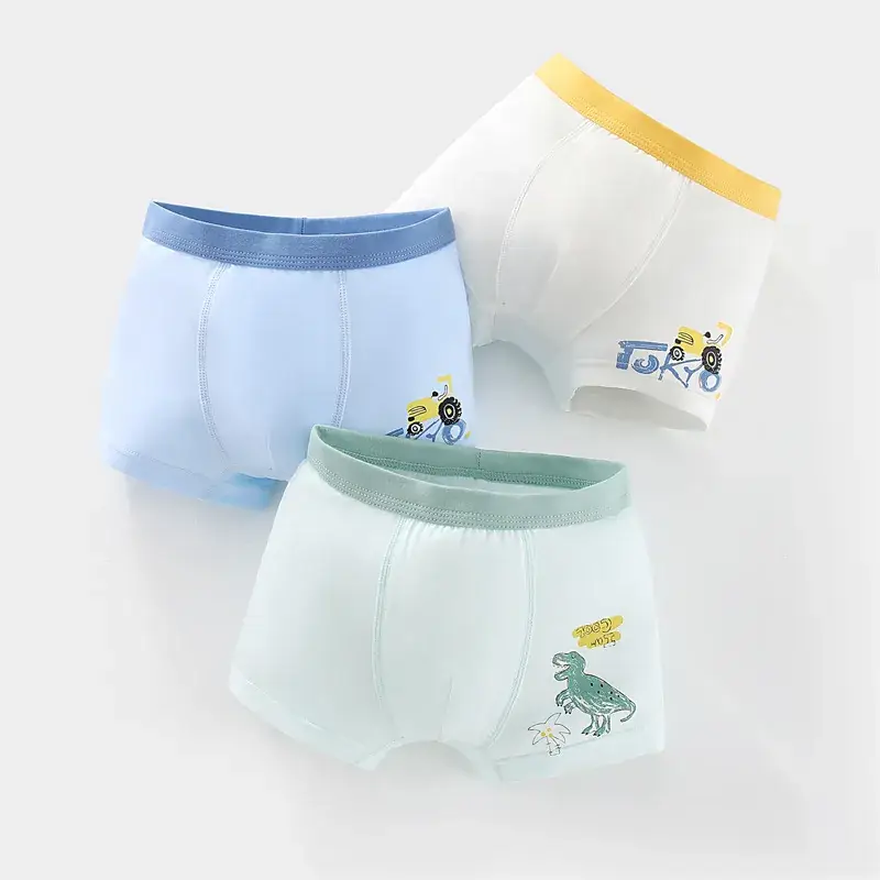 New Kids Cotton Boxer Underwear Blue & White Pack - Image 12