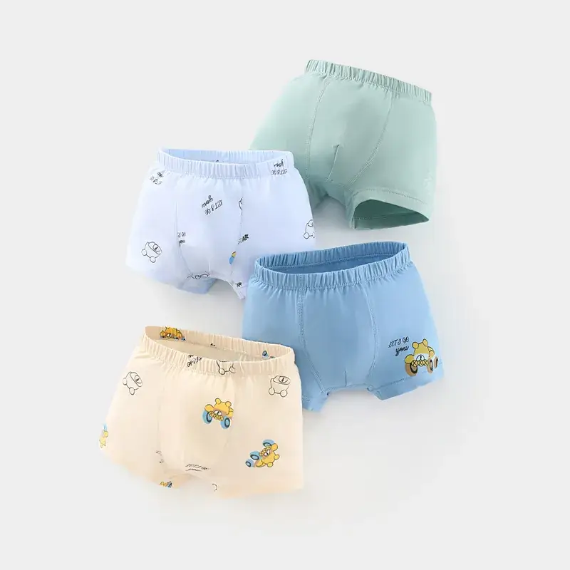 New Kids Cotton Boxer Underwear Blue & White Pack - Image 15