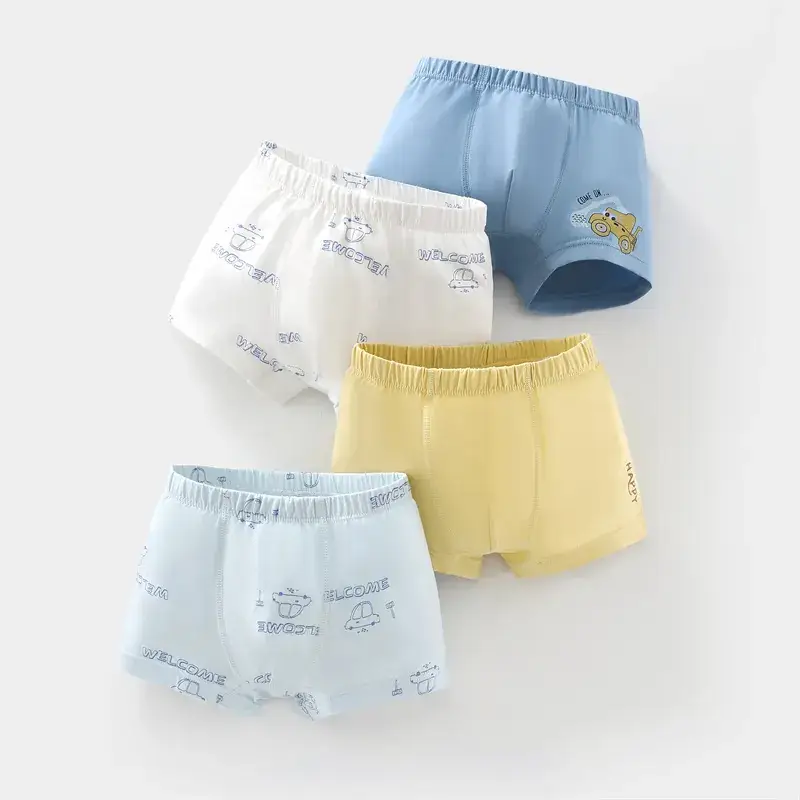 New Kids Cotton Boxer Underwear Blue & White Pack - Image 16