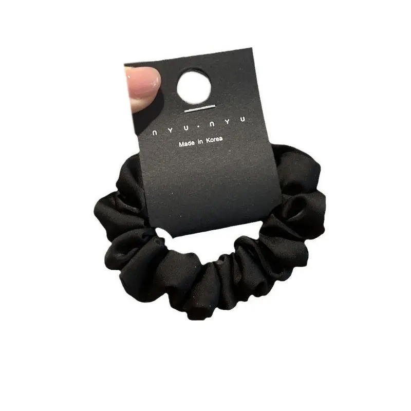 Korean Temperament Satin Hair Ring Pink Blue