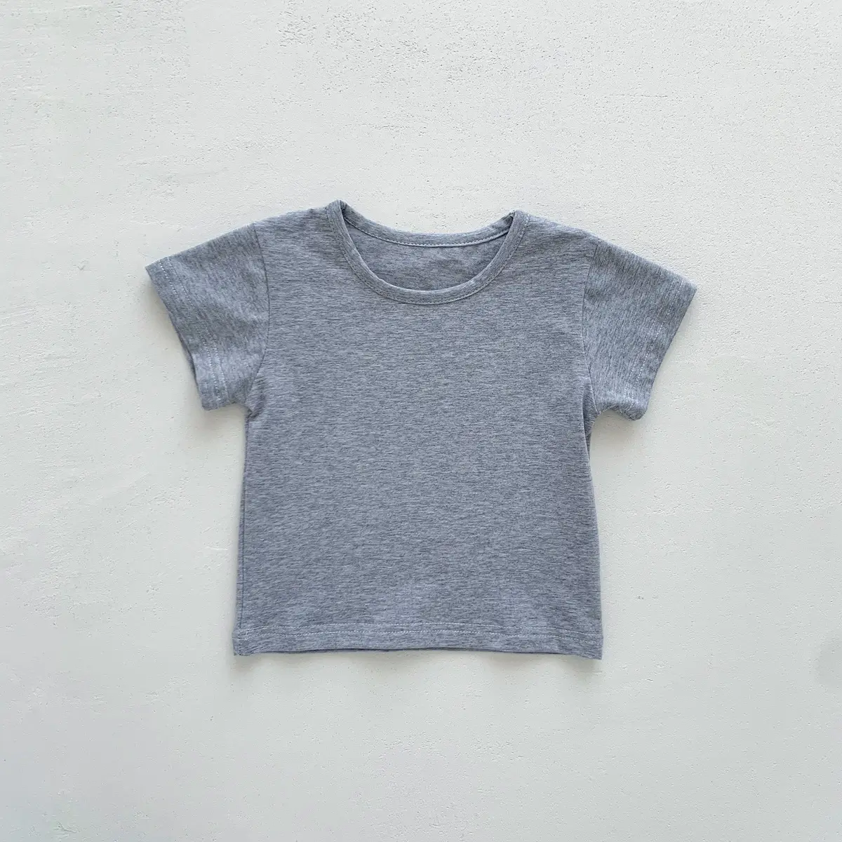 Children's White Short Sleeve T-Shirt Round Neck — feature 10