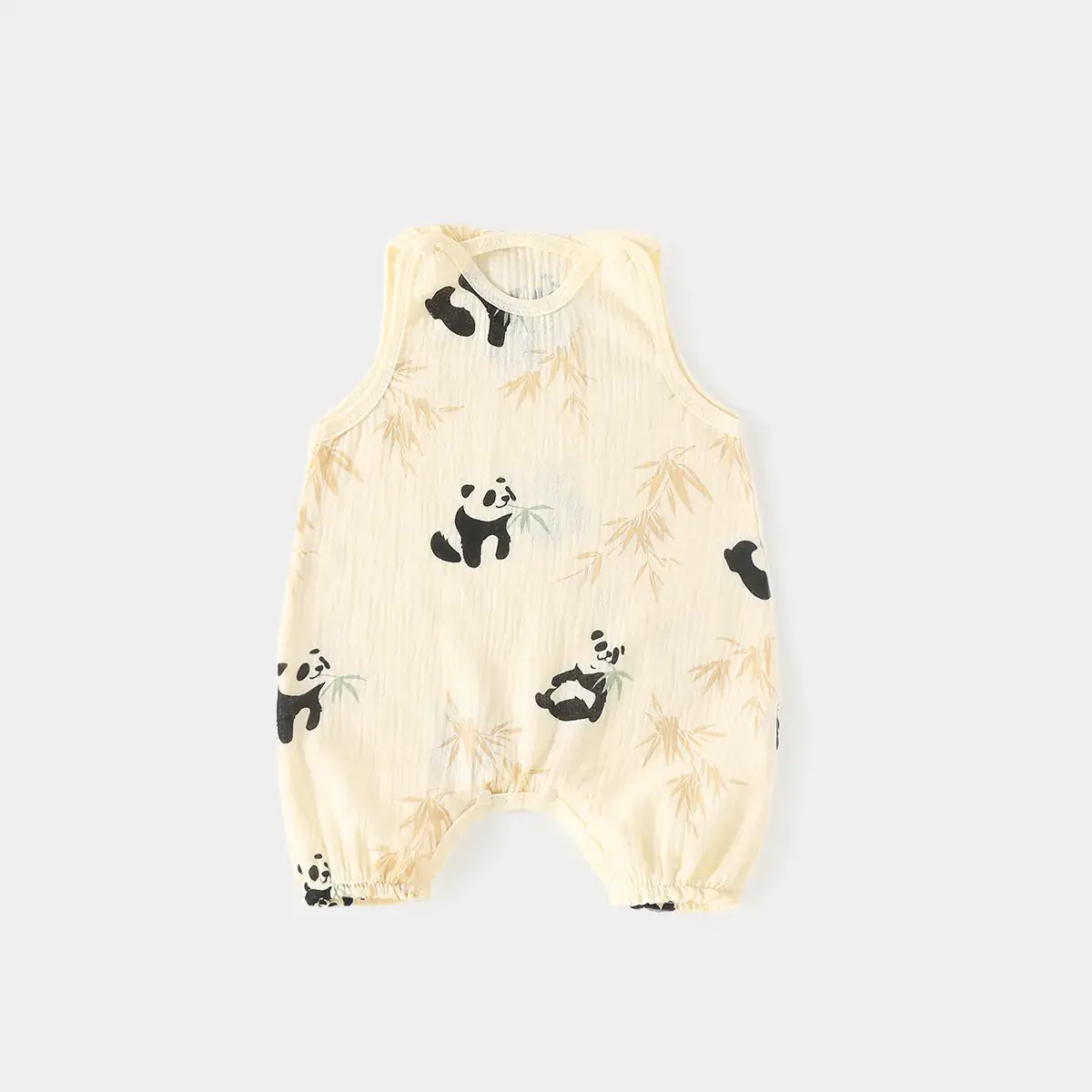 Baby's Cotton Gauze Jumpsuit Summer Newborn