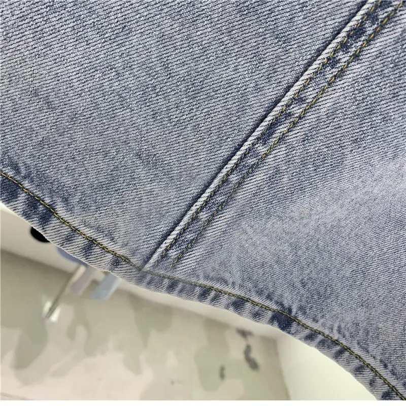 Women Denim High Waist Slimming Skirt Light Blue 2023 — feature 9
